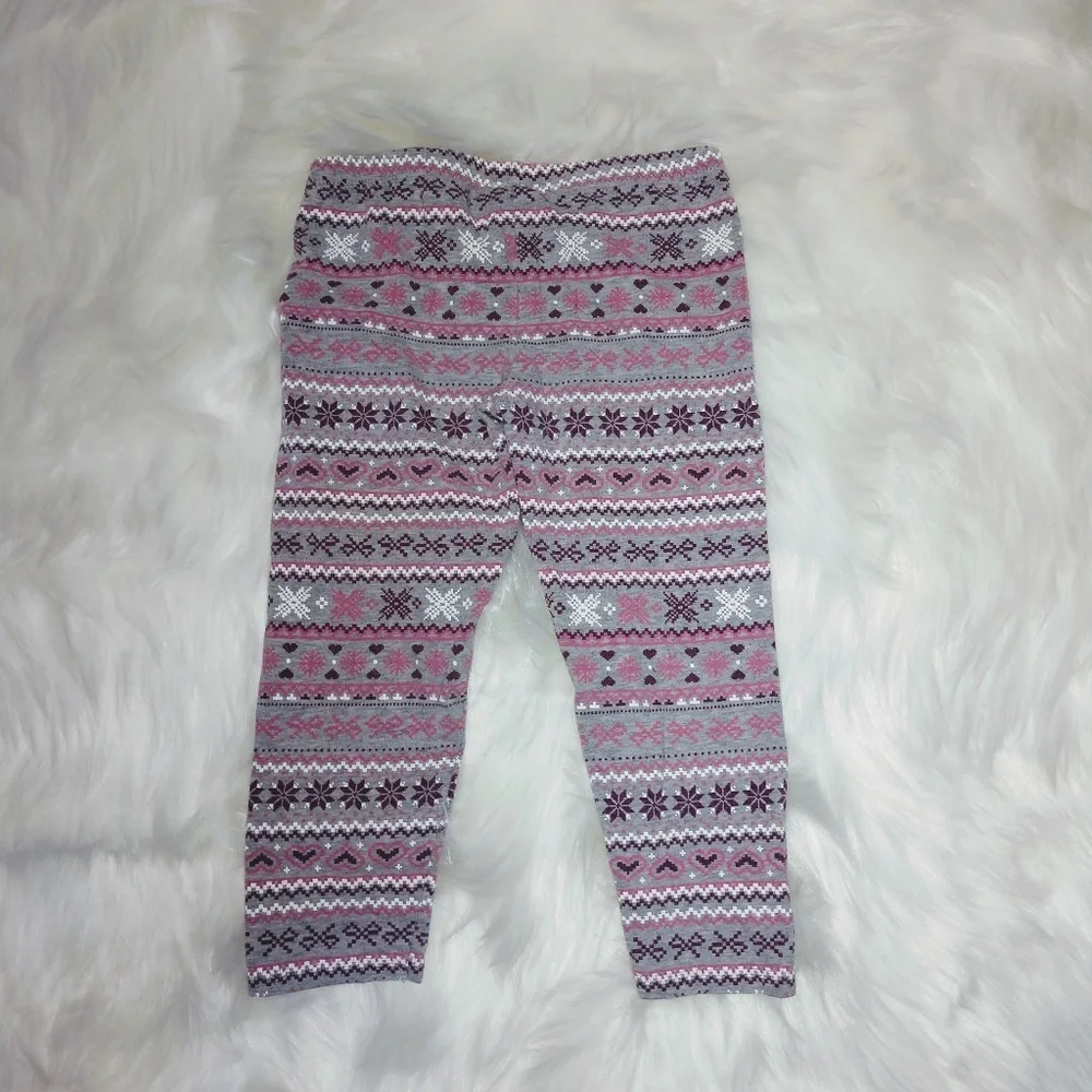 Little Miss Attitude- 3T Snowflake Pants